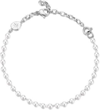 Brosway Bracciale Donna in Acciaio e Perle | Collezione Essential - BNL077