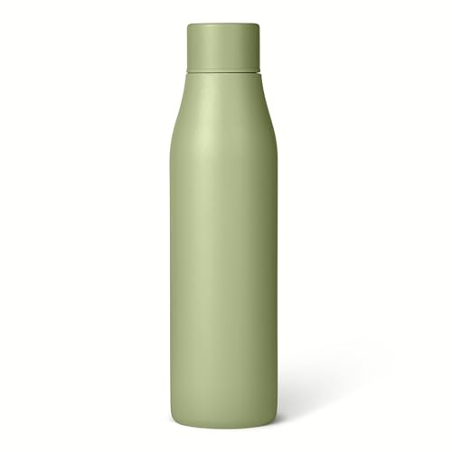 Amazon Basics Borraccia Termica in Acciaio Inox, 592ml, Senza BPA, Verde Oliva