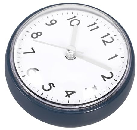 HOOTNEE Orologio Da Doccia Con Ventosa Orologio Da Parete Per Bagno Elegante E Pratico Con Funzione Sveglia