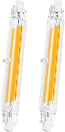 Vipfenturi R7S LED-glödlampor 78 mm, dimbar, 10W motsvarande halogenlampa 78 mm 100 W, flimmerfri, varmvit 3000K 1 000 LM, AC 220-240V, 360° strålbelysning, set om 2