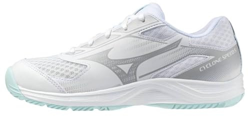 Mizuno Cyclone Speed 5, Scarpe da Pallavolo Donna Indoor V1GA2580 45 bianco, Taglia: 38 EU