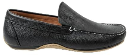 Mocasines de Cuero para Hombre de Verano sin Cordones | Costura visible, puntera redondeada y suela segmentada de contraste para conjuntos casuales, urbanos y de entretiempo