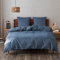 Simple&Opulence Bettwäsche 155x220 Baumwolle 2 Teilig, Weiche und Atmungsaktiv Bettwäsche-Sets mit Reißverschluss ÖkoTex Zertifiziert Bettbezug und 1 Kissenbezüge 80x80, Blau