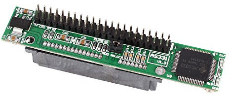 Ruilogod 2.5 44 pin IDE HDD Drive maschio a 7 + 15pin Adattatore SATA femmina