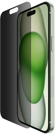 Belkin ScreenForce TemperedGlass Treated Privacy Screen Protector for iPhone 15 Plus & iPhone 14 Pro Max - Slim & Scratch-Resistant - Includes Easy Align Tray for Bubble Free Application