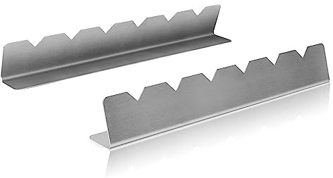 2pcs seghettato all'aperto barbecue spiedo staffa in acciaio inox kebab supporto per legno metallo bambù spiedini