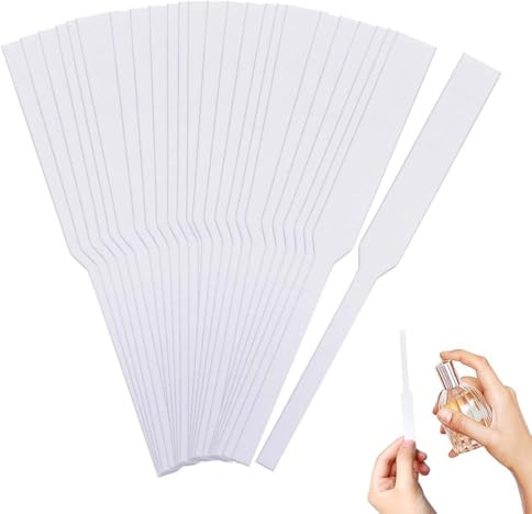 SULIUDAJI 200 Piezas Papel De Perfume, Probador De Fragancias, Papel De Prueba De Perfumes, Tiras De Papel De Perfume, Papel Para Aromaterapia, Para Aromaterapia De Perfume De Aceite
