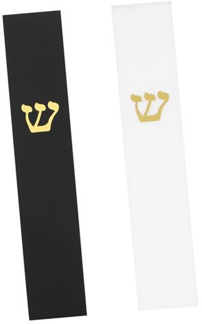 HEATSHAKING 2 St Mezuzah i Akryl för Dörr med Bönrulle Vintage Judisk Dörrdekoration för Hållbar och Slittålig Välsignelse och Gåva vid Inflyttningsfest eller Högtidligt Firande