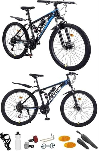 Rexhan 24, 26”, 27.5”, 29 Inch Mountain Bike, Adult Bicycle, Teenager Bike, Men & Women’s Bike, Unisex MTB, Sport’s Cycle,19 KG Lightweight, 21 Speed, Dual Disc Brakes, New (29 Inch)