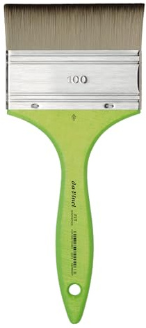 da Vinci, FIT SYNTHETICS, Series 5073, Modeller (wide), acrylic, watercolour, oil, for canvas, metal, paper, fabric, wood, priming, short handle, made in Germany, size 100
