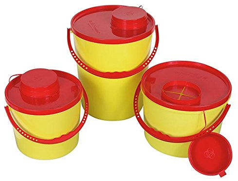 Abwurfbehälter für Kanülen & Spritzen 5l mit Deckel