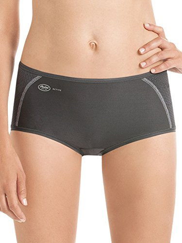 Anita Active Damen Sport-Panty Sporthose, Grau (Anthrazit 408), 38
