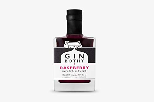 Gin Bothy Raspberry 50cl - Award Winning Raspberry gin infusion - 20% ABV - 50cl Bottle - Infused with the sweetest Scottish Raspberries. Perfect Gin Gift …