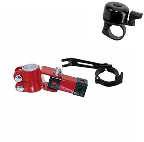 Trail Gator Adapter Fahrrad Sattelstützen-Set für Tandemstange Zweitrad inkl. 1 x Fahrradklingel