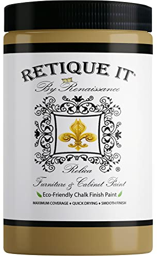 Retique It Chalk Furniture Paint (32 Fl Oz (Pack of 1), 24 Sugar Pine)