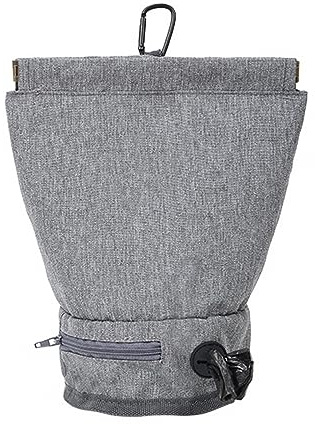 Hundekotbeutel Halter, Multifunktional Leckerlitasche für Hunde, Hundetüten Spender mit Haken für Spaziergänge im Freien