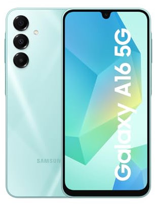 Samsung Galaxy A16 5G Smartphone ohne Vertrag, Handy mit Android, 50-MP-Hauptkamera, 16,91 cm / 6,7 Display, 128 GB, Light Green, 2,5 Jahre Herstellergarantie [Exklusiv bei Amazon]