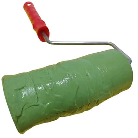 RULLO per intonaco muro cemento stampato PIETRA roccia Decorative ROLLER STAMP, modello Canyon, cm 18x8 circa