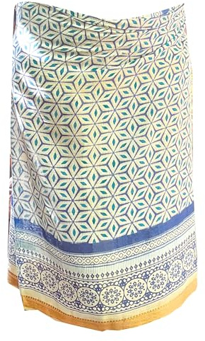 Bikini Swimsuit Cover Up - Surf Print Beach Sarong - Pareo for Women - Tapestry Wall Hanging - Smooth and Silky Cotton