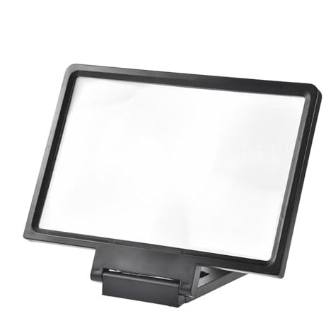 Lupa de pantalla de teléfono plegable - Lupa de pantalla HD, lente 3D retráctil | Soporte ergonómico para smartphone, ampliador de imágenes, pantalla de amplificador para películas, videos y comodidad