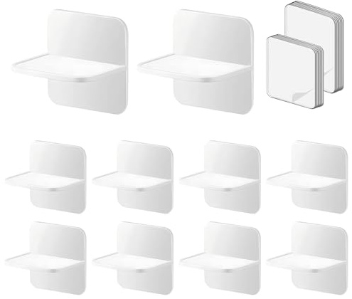 Möbel Kippsicherung Kindersicherung Anti Kipp Halter—Hochbelastbares Anti-Kipp Möbelgurte-Set zur Kindersicherung,An die Wand Kleben,Tische und Andere Schwere Möbel Fixieren,10 Stück,Weiß.