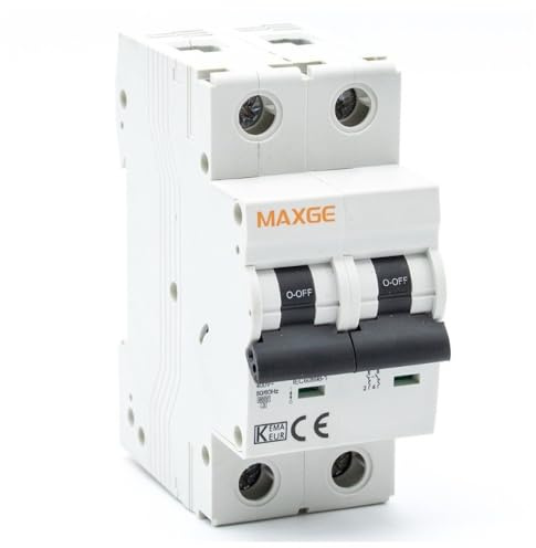 Interruptor Magnetotérmico 1P+N 25A – Curva C – Poder De Corte 6kA – Protección Para Circuitos Eléctricos – Uso Doméstico Y Profesional – Instalaciones De Baja Tensión