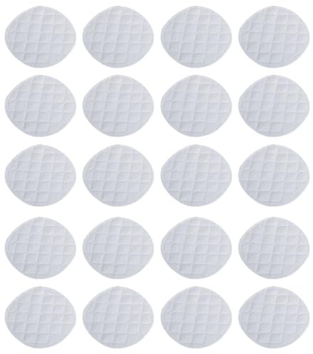 16pcs Cotton Breastfeeding Pads Leak-Proof Reusable Nursing Mats White | Washable after Childbirth Use, Skin-friendly Comfort for Pregnant Women and Lactating Mothers, 16 Pieces