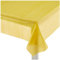 Kunststoff-Tischdecke - 2,74 m x 1,37 m - Gelb