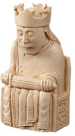 The Lewis Chessmen - King - Replica chess piece - 10 cm