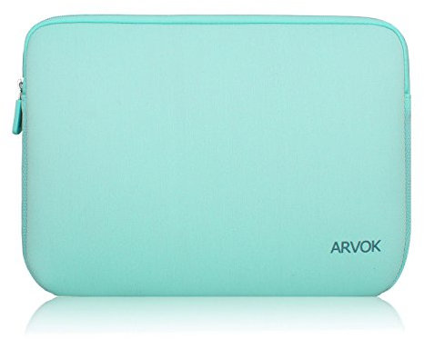 ARVOK 15 15.6 16 Zoll Laptoptasche Schutzhülle für MacBook pro 16 Zoll, Wasserdicht Laptop Sleeve Case Laptophülle Notebook Hülle Tasche für HP/Dell/Lenovo/Asus/Acer,Hellgrün