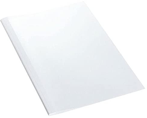 Leitz 177161 Thermobindemappe Standard, A4, Rückenbreite 6 mm, 100 Stück, weiss