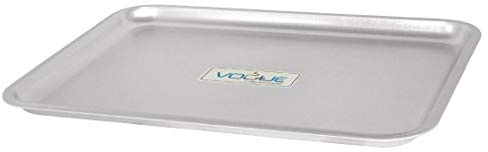 Vogue Aluminium Baking Tray with Raised Lip - Excellent Heat Retention and Highly Durable - H20 x L370 x W265mm