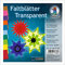 Ursus 2646199 - Faltblätter Transparentpapier, ca. 14 x 14 cm, 42 g/qm, 500 Blatt, sortiert in 10 Farben, durchgefärbt, ideale Grundlage für kreative Bastelarbeiten