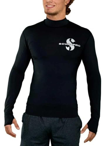 SCUBAPRO Swim Rash Guard - Camiseta de Manga Larga contra Rayos UV para Hombre