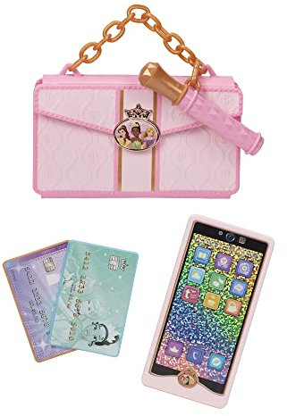 Disney Princesas con Estilo - Set de Teléfono Móvil con Accesorios para Jugar - hasta 5 Accesorios - Juguete Role Play Niñas 3 Años