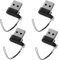 Liaoan Lot de 4 adaptateurs USB C vers USB C femelle, adaptateur de transmission USB C portable