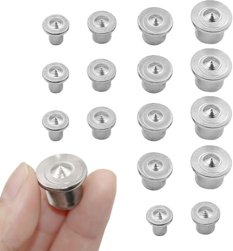 Holzdübel Zentrierspitzen Set,Dübelspitzen,Zentrierspitze,Dübelsetzer Set,6/8/10/12 mm Für Holzarbeiten Bohrwerkzeuge(16Stück)