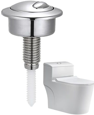 Pomello per WC di ricambio, pulsante per WC a doppio pressione, pulsante per WC
