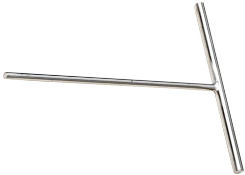 TOPPERFUN Raschietto per Pancake in Acciaio Inox a Forma di T Manico lungo Ergonomico Spatola per Crepes e Frittate Strumento da Cucina Facile da Pulire per Preparazioni Domestiche