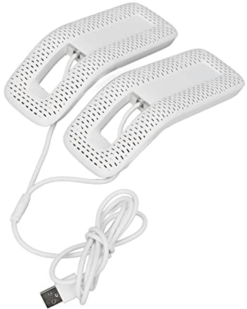 Ycauty Sèche-Chaussures Portable Déodorant alimenté par USB pour Chaussures de Démarrage Séchage Rapide pour la Maison Voyage Bureau Blanc