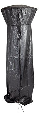 Fire Sense 02129 Vinyl Cover Full Length Outdoor For Fire Sense LPG Patio Heaters Reflectors Heavy Duty 10 Gauge Felt Lined Waterproof Weather Resistant With Zipper 31-33 Round Reflectors