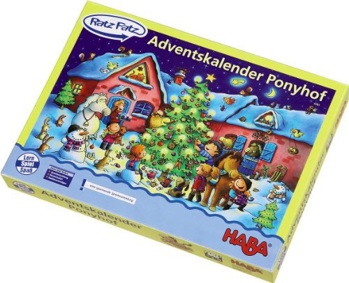 HABA 4781 Ratz Fatz Adventskalender Ponyhof