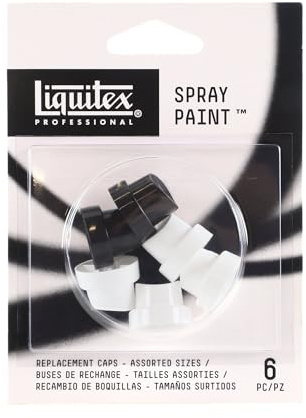 Liquitex Professional Spray Paint Nozzles - Assorted, Pack of 6, pink