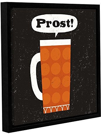 Tremont Hill Michael Mullan ''Craft Beer Prost'' Gallery Wrapped Floater-Framed Canvas, 18X18