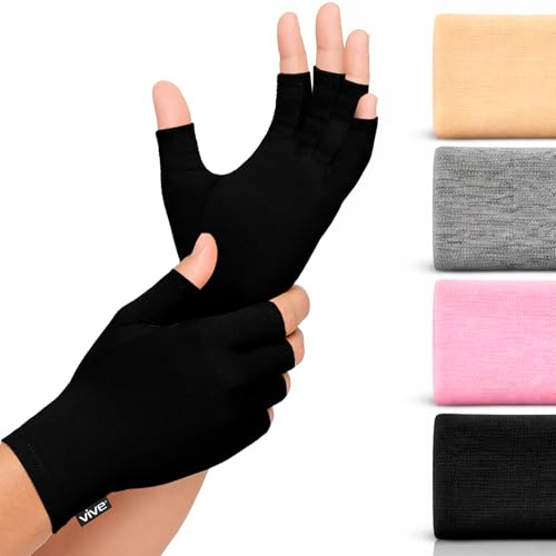 Vive Arthritis Gloves - Men, Women Rheumatoid Compression Hand Glove