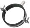 Ø 80mm Rohrschelle Wickelfalzrohr Dichtung Gummidichtung Halterung Halter Rohr Lüfter