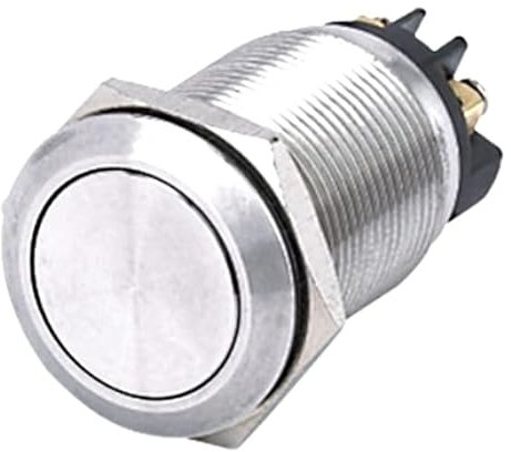 RS PRO Druckschalter Tastend Tafelmontage, EIN-AUS Schalter, 2-polig 250V ac / 5 A @ 250 V AC