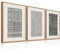 BINCUE 3 piezas arte de pared abstracto bohemio,Líneas Beige Lienzo Murales,Cuadros en Lienzo Blanco y Negro,Decoración de Pared Moderna Sala de Estar,Póster de Línea Geométrica Dormitorio Oficina