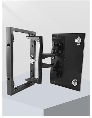 Panneau d'accès invisible pour salle de bain et baignoire, revêtement de porte étanche et antirouille, design encastré caché pour tuyaux et bouche d'incendie