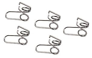 CLISPEED 5pcs Nickel Plated Screws for Trumpet Water Key Spring Trumpet Repair Parts Instrument Parts for Water Key Valve Brass Instrument Repair